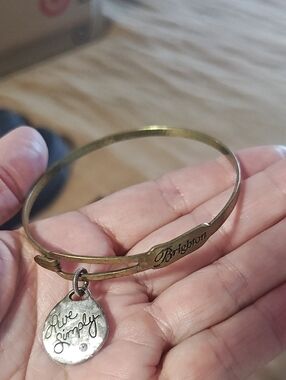 Brighton Art and Soul Live Simply Bracelet